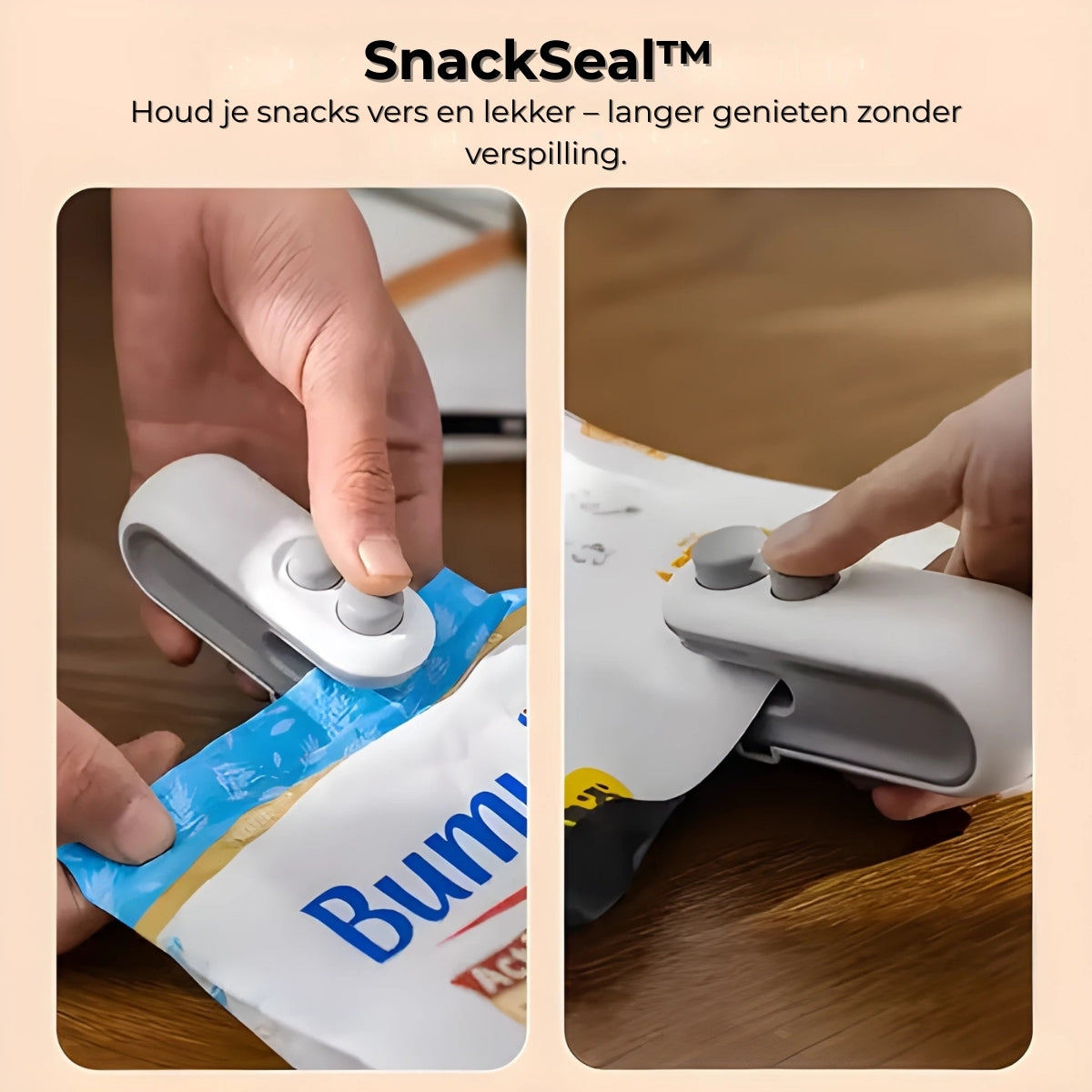 SnackSeal™ | Houdt je snacks langer vers, overal en altijd