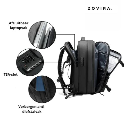 JetBag Pro™ | Vacuüm Reistas voor Ultieme Ruimtebesparing | Handbagageformaat & Superlicht