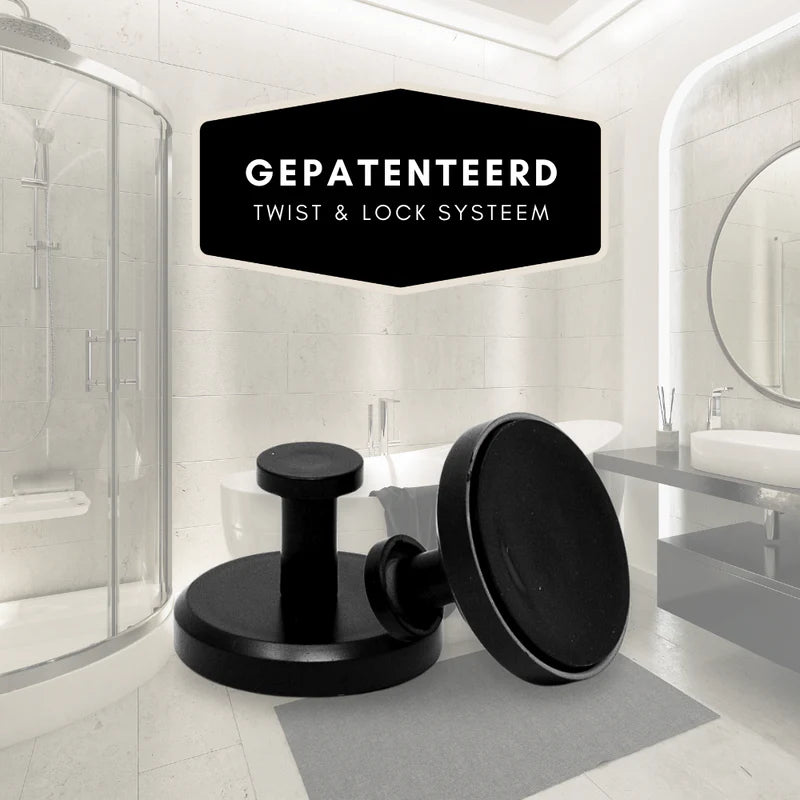 GripLock™ Wandhaak | Sterk Bevestigd, Zonder Schade (4 Stuks)
