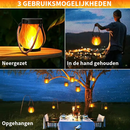 SolarFlame Lantern™ | Waterdichte Vlamlantaarn op Zonne-energie