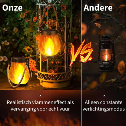SolarFlame Lantern™ | Waterdichte Vlamlantaarn op Zonne-energie