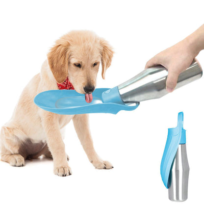 HydraPaw | Travel Drinkfles voor Honden 750ML Lekvrij & Premium RVS