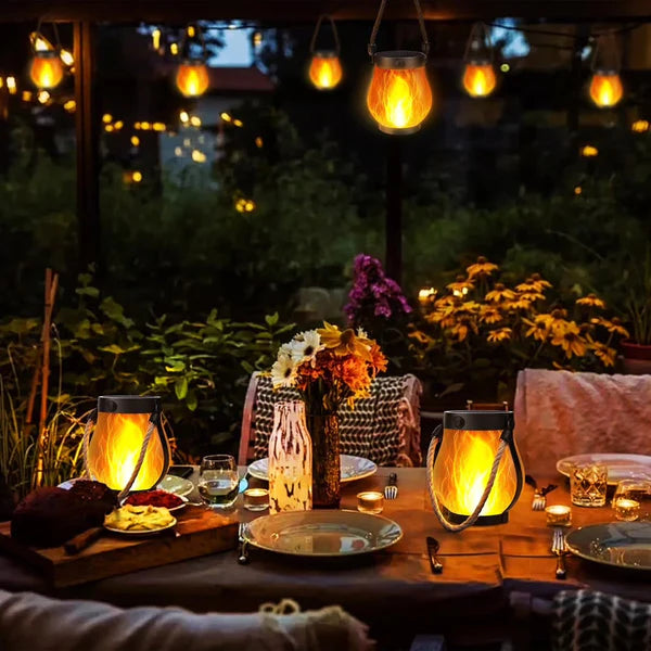 SolarFlame Lantern™ | Waterdichte Vlamlantaarn op Zonne-energie