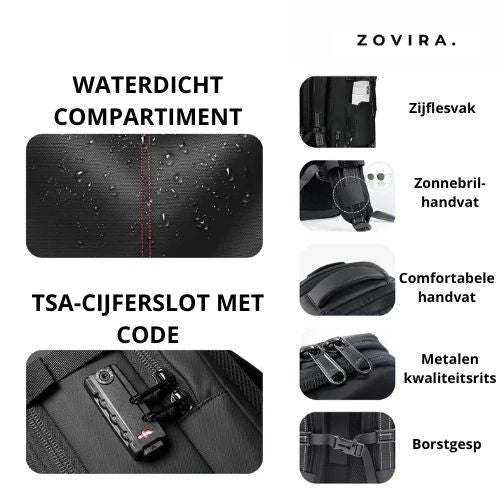 JetBag Pro™ | Vacuüm Reistas voor Ultieme Ruimtebesparing | Handbagageformaat & Superlicht