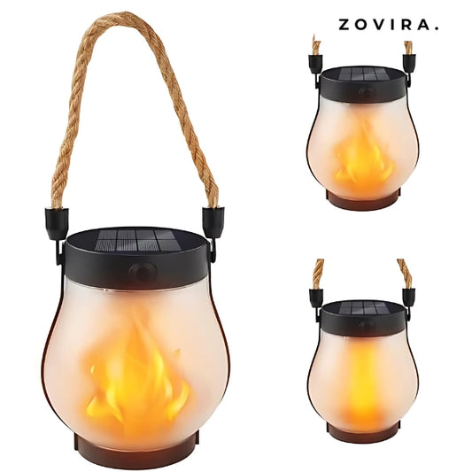 SolarFlame Lantern™ | Waterdichte Vlamlantaarn op Zonne-energie