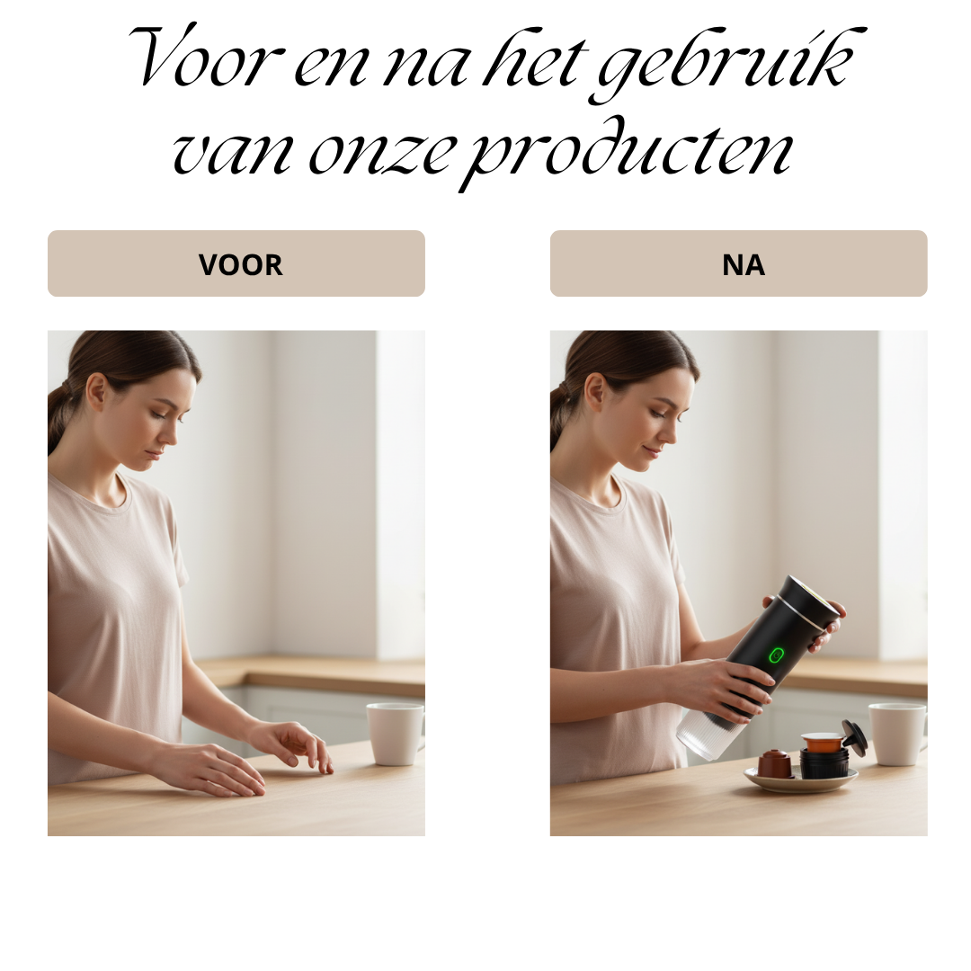 NomadBrew | 3-in-1 Draagbare Espresso Machine