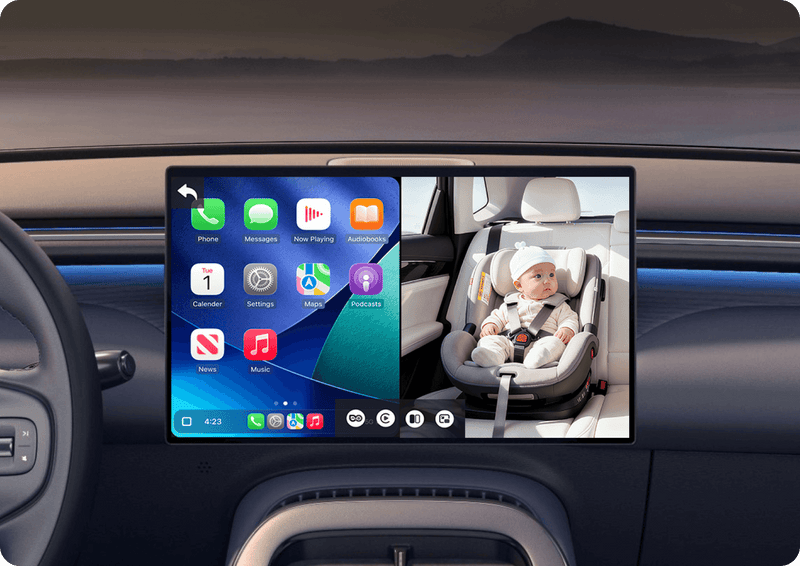 DriveGuardian | Smart Achterbank Camera & CarPlay Adapter (kopie)